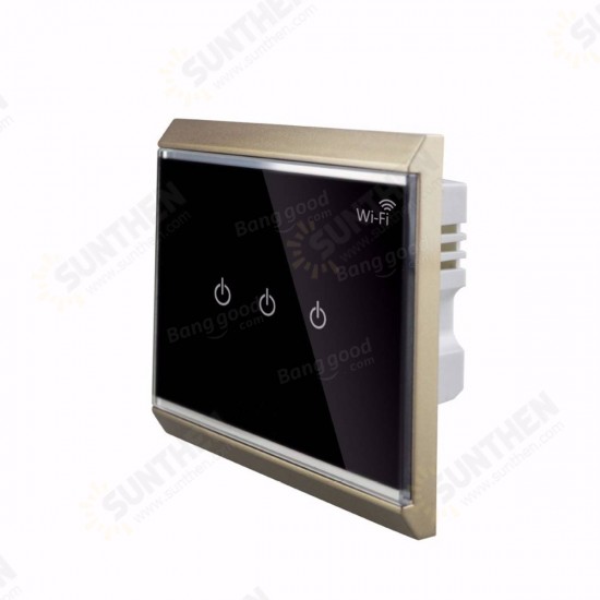 AC 100V-250V Smart WiFi Socket Remote Control Intelligent Touch Switch Wall Socket Switch AC 100V-250V Smart WiFi Socket Remote Control Intelligent Touch Switch Wall Socket Switch