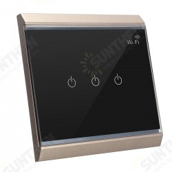 AC 100V-250V Smart WiFi Socket Remote Control Intelligent Touch Switch Wall Socket Switch AC 100V-250V Smart WiFi Socket Remote Control Intelligent Touch Switch Wall Socket Switch