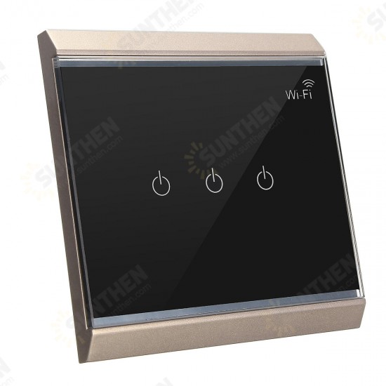 AC 100V-250V Smart WiFi Socket Remote Control Intelligent Touch Switch Wall Socket Switch AC 100V-250V Smart WiFi Socket Remote Control Intelligent Touch Switch Wall Socket Switch