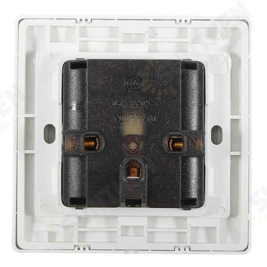 AC 110-250V 10A Dual Port 5-hole Wall Charger Socket Power Outlets Panel