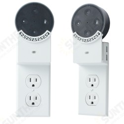 AC 110-250V Multi-purpose Wall Socket Switch Bracket Dual USB with LED Night Light AC 110-250V Multi-purpose Wall Socket Switch Bracket Dual USB with LED Night Light