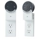 AC 110-250V Multi-purpose Wall Socket Switch Bracket Dual USB with LED Night Light