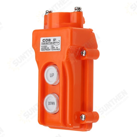 AC 250V 5A UP DOWN Button Switch Crane Handheld Button Box Driving Button Switch AC 250V 5A UP DOWN Button Switch Crane Handheld Button Box Driving Button Switch