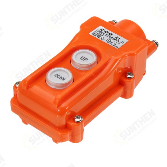 AC 250V 5A UP DOWN Button Switch Crane Handheld Button Box Driving Button Switch AC 250V 5A UP DOWN Button Switch Crane Handheld Button Box Driving Button Switch