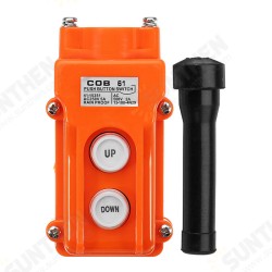 AC 250V 5A UP DOWN Button Switch Crane Handheld Button Box Driving Button Switch AC 250V 5A UP DOWN Button Switch Crane Handheld Button Box Driving Button Switch