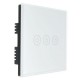 AC 250V Tempered Glass Wall Switch Panel - Three Switch Single Control