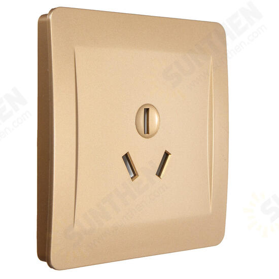 AC110-250V Electric Wall Charger Switch Socket Adapter Power Outlet Panel Faceplate AU Plug