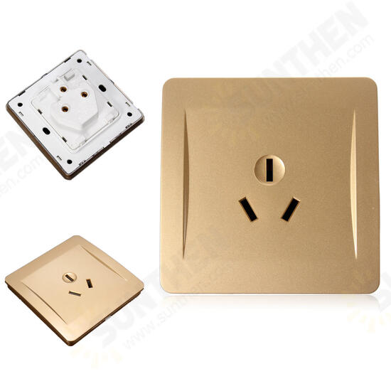 AC110-250V Electric Wall Charger Switch Socket Adapter Power Outlet Panel Faceplate AU Plug AC110-250V Electric Wall Charger Switch Socket Adapter Power Outlet Panel Faceplate AU Plug