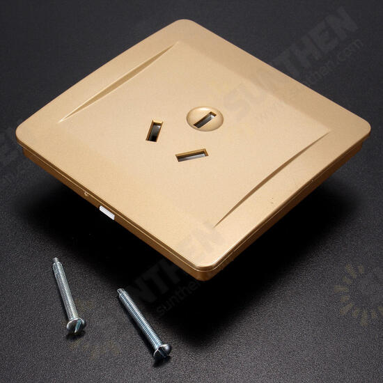 AC110-250V Electric Wall Charger Switch Socket Adapter Power Outlet Panel Faceplate AU Plug AC110-250V Electric Wall Charger Switch Socket Adapter Power Outlet Panel Faceplate AU Plug