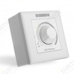 AC220V/110V IR Dimmer Control LED Light Wireless Wall Switch Fireproof Material Single