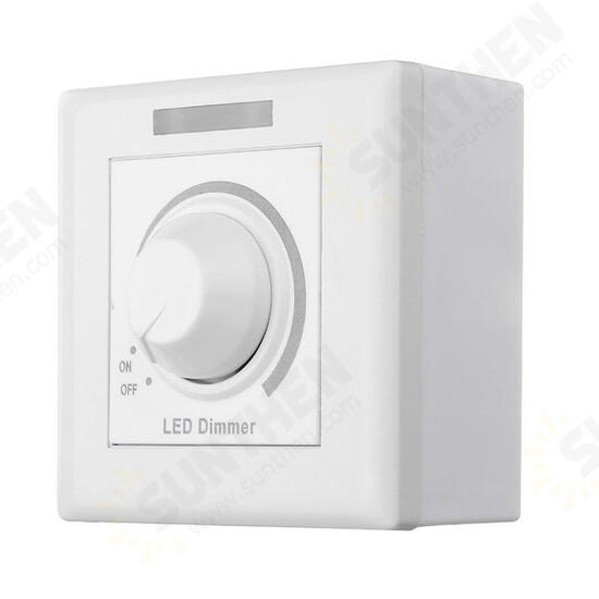 AC220V/110V IR Dimmer Control LED Light Wireless Wall Switch Fireproof Material Single