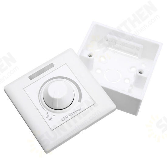 AC220V/110V IR Dimmer Control LED Light Wireless Wall Switch Fireproof Material Single