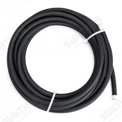 AN3/AN4/AN6/AN8/AN10 20FT Fuel Hose Oil Gas Line PTFE Nylon Stainless Steel Braided Hose AN3/AN4/AN6/AN8/AN10 20FT Fuel Hose Oil Gas Line PTFE Nylon Stainless Steel Braided Hose