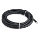 AN3/AN4/AN6/AN8/AN10 20FT Fuel Hose Oil Gas Line PTFE Nylon Stainless Steel Braided Hose