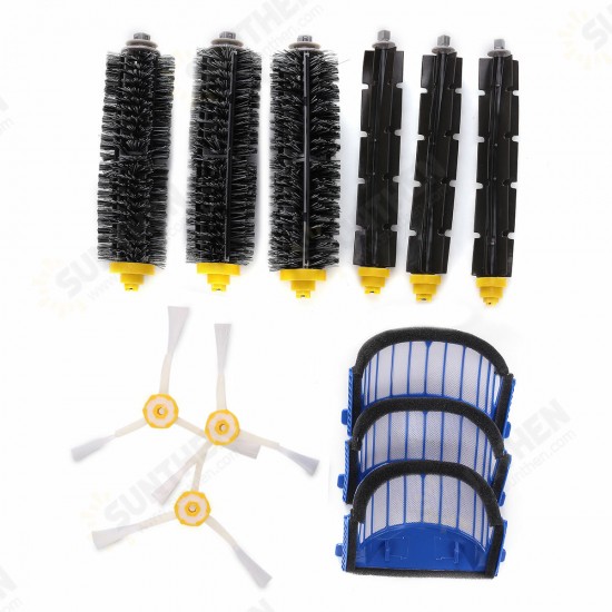 Accessory Replacement Kit Brushes Brushes 3 Armed Aero Vac Filter for iRobot 600 Series