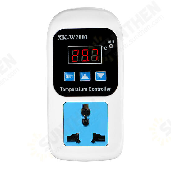 Adjustable Temperature Controller 1M/2M/5M Length Probe 110-220V Digital Display AU Socket Adjustable Temperature Controller 1M/2M/5M Length Probe 110-220V Digital Display AU Socket