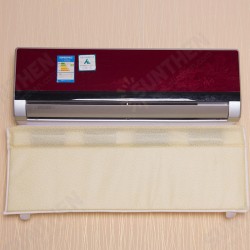 Air Conditioner Wind Shield Cold Wind Gas Deflectors Retractable Baffle Plastic Built-in Carbon Bag