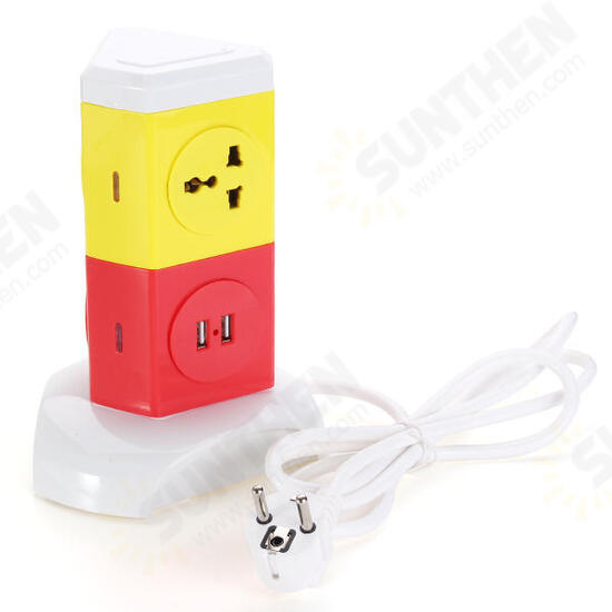 250V Rotating Socket Intelligent Patch Panel USB Plug Board Power Strip 250V Rotating Socket Intelligent Patch Panel USB Plug Board Power Strip