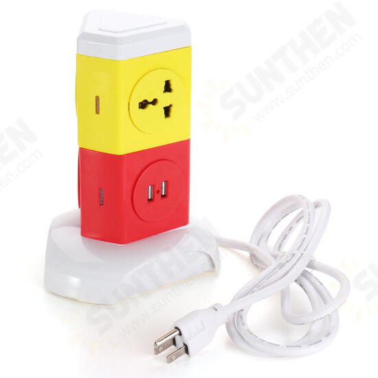250V Rotating Socket Intelligent Patch Panel USB Plug Board Power Strip 250V Rotating Socket Intelligent Patch Panel USB Plug Board Power Strip