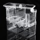 Aquarium Fish Tank Breeder Box Isolation Box Breeder Hatchery Incubator Transparent