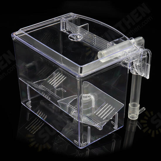 Aquarium Transparent House Incubator Box for Isolation Hatchery Cage External Hang-on Breeder Fish Breeding Aquarium Transparent House Incubator Box for Isolation Hatchery Cage External Hang-on Breeder Fish Breeding