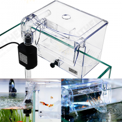 Aquarium Transparent House Incubator Box for Isolation Hatchery Cage External Hang-on Breeder Fish Breeding