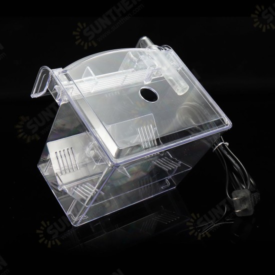 Aquarium Transparent House Incubator Box for Isolation Hatchery Cage External Hang-on Breeder Fish Breeding Aquarium Transparent House Incubator Box for Isolation Hatchery Cage External Hang-on Breeder Fish Breeding