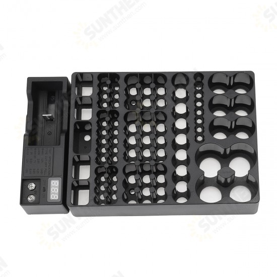 Battery Holder Storage Box Case Organizer with Removable Voltage Tester For AAA AA 88 Batteries Battery Holder Storage Box Case Organizer with Removable Voltage Tester For AAA AA 88 Batteries