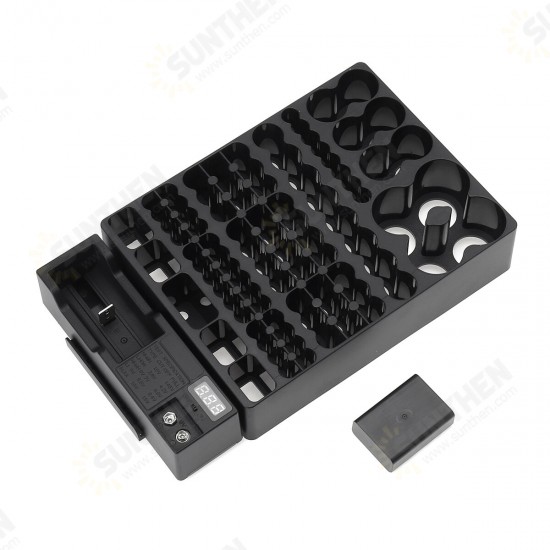 Battery Holder Storage Box Case Organizer with Removable Voltage Tester For AAA AA 88 Batteries Battery Holder Storage Box Case Organizer with Removable Voltage Tester For AAA AA 88 Batteries