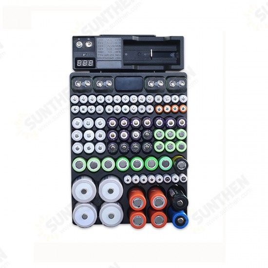 Battery Holder Storage Box Case Organizer with Removable Voltage Tester For AAA AA 88 Batteries Battery Holder Storage Box Case Organizer with Removable Voltage Tester For AAA AA 88 Batteries