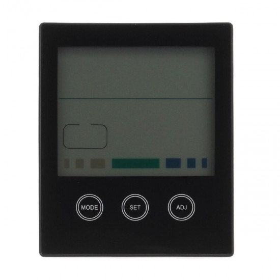 CH-909 Large LCD Digital Thermometer Hygrometer Temperature Humidity Gauge Alarm Clock Thermometer