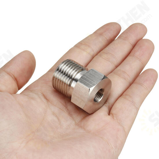 CO2 Adapter For Pressure Reducer From Reusable To Disposable Bottle M10x1 Inert Gas CO2 Adapter For Pressure Reducer From Reusable To Disposable Bottle M10x1 Inert Gas