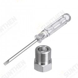 CO2 Adapter For Pressure Reducer From Reusable To Disposable Bottle M10x1 Inert Gas CO2 Adapter For Pressure Reducer From Reusable To Disposable Bottle M10x1 Inert Gas