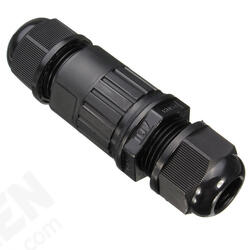 Cable to Cable 3 Pin Screw Locking Wire IP68 Waterproof Connector M20x1.5 CE