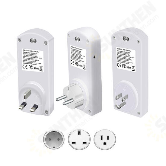 WIFI Wireless Temperature Humidity Thermostat Module APP TS-5000 Smart Remote Control Smart Module Timing Switch Socket WIFI Wireless Temperature Humidity Thermostat Module APP TS-5000 Smart Remote Control Smart Module Timing Switch Socket