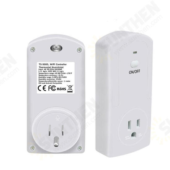 WIFI Wireless Temperature Humidity Thermostat Module APP TS-5000 Smart Remote Control Smart Module Timing Switch Socket WIFI Wireless Temperature Humidity Thermostat Module APP TS-5000 Smart Remote Control Smart Module Timing Switch Socket