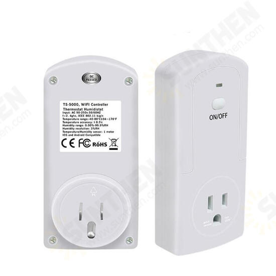 WIFI Wireless Temperature Humidity Thermostat Module APP TS-5000 Smart Remote Control Smart Module Timing Switch Socket