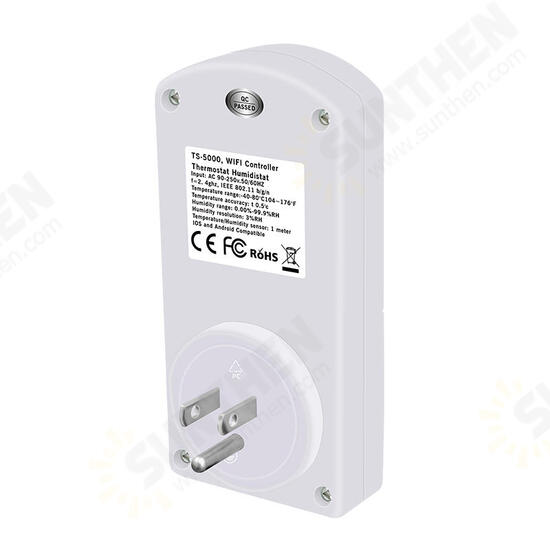 WIFI Wireless Temperature Humidity Thermostat Module APP TS-5000 Smart Remote Control Smart Module Timing Switch Socket WIFI Wireless Temperature Humidity Thermostat Module APP TS-5000 Smart Remote Control Smart Module Timing Switch Socket