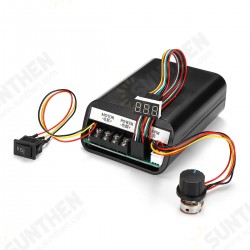 DC 10-55V 60A PWM Motor Speed Controller LED Display CW CCW Revesible Switch DC 10-55V 60A PWM Motor Speed Controller LED Display CW CCW Revesible Switch