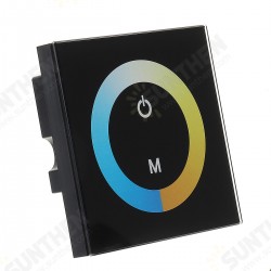 DC 12V-24V LED Light Dimmer Controller Switch Wall Mounted Sensitive Touch Panel Dimmer Switch