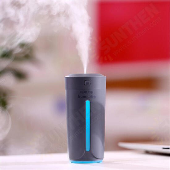 DC 5V 230ML LED Air Humidifier Ultrasonic Cool Mist Purifier USB Rechargeable Home Car DC 5V 230ML LED Air Humidifier Ultrasonic Cool Mist Purifier USB Rechargeable Home Car