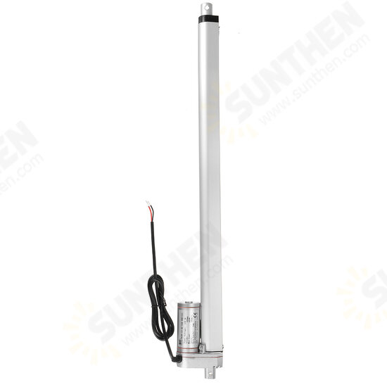 DC12V 100-500MM 1500N Stroke Tubular Motor Linear Actuator Motor 10MM/S IP54 Waterproof