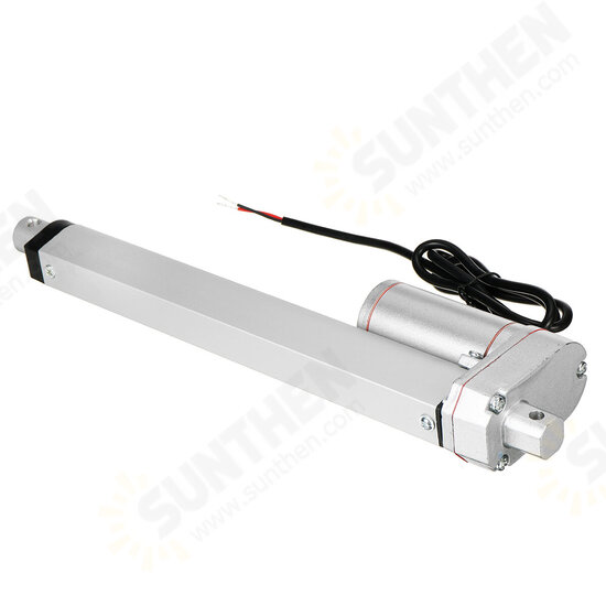 DC12V 100-500MM 1500N Stroke Tubular Motor Linear Actuator Motor 10MM/S IP54 Waterproof