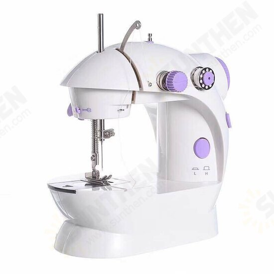 DIY Electric Household Mini Sewing Machine 110/220V Speed Adjustment With Light Multifunction Handheld Sewing Machine