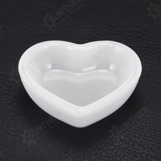 DIY Resin Casting Molds Heart Square Round Shape Mod Clear Silicone Craft Making Mould