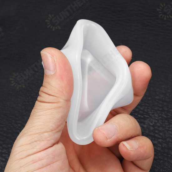 DIY Resin Casting Molds Heart Square Round Shape Mod Clear Silicone Craft Making Mould