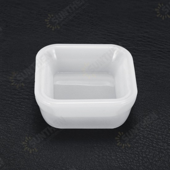 DIY Resin Casting Molds Heart Square Round Shape Mod Clear Silicone Craft Making Mould