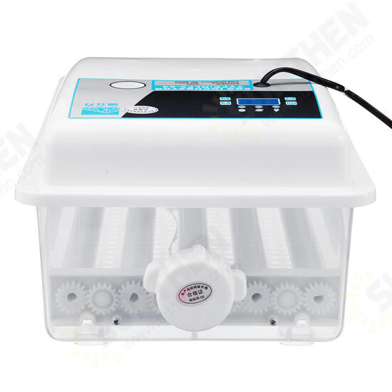 Digital 24 Egg Auto Turning Incubator Chicken Poultry Alarm Hatcher W/ Flashlight