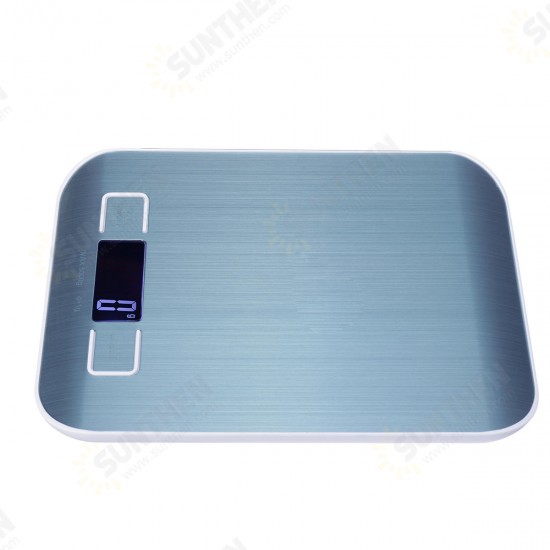 Digital Kitchen Scale 5kg/1g 10kg/1g Food Scale Stainless Steel LCD Display Kitchen Baking Mesuring Tool