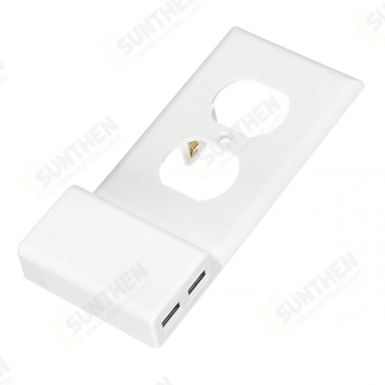 Dual USB Socket Ports Wall Charger Power Adapter Socket Outlet Panel Dual USB Socket Ports Wall Charger Power Adapter Socket Outlet Panel